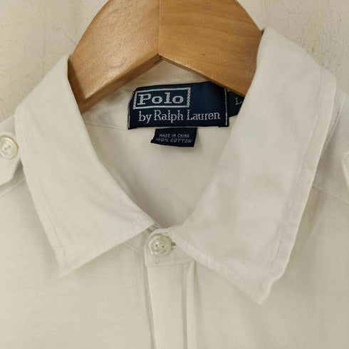 ポロバイラルフローレン Polo by RALPH LAUREN エポレット コットン シャツ メンズ import:L